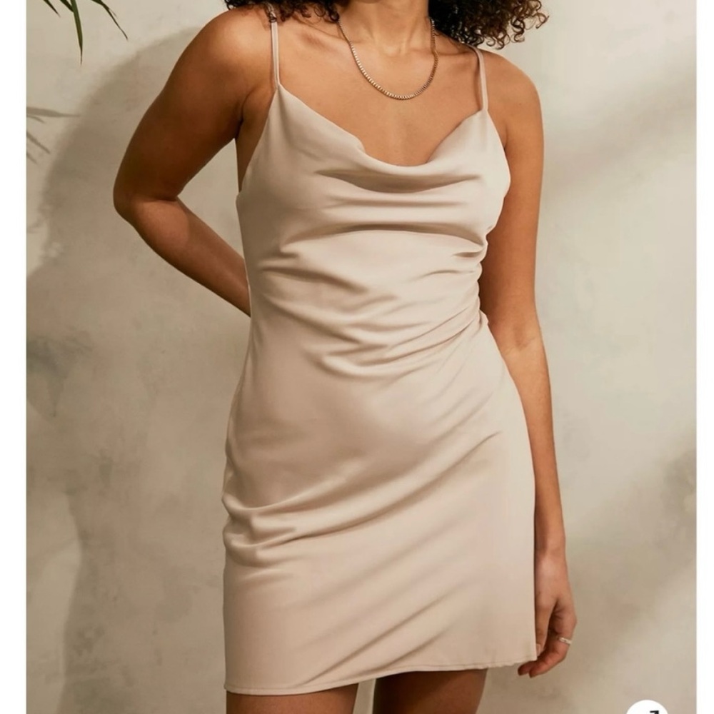 NWT Urban Outfitters Cream Mini Dress
